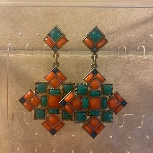 Oversized Geometric Earrings ✨